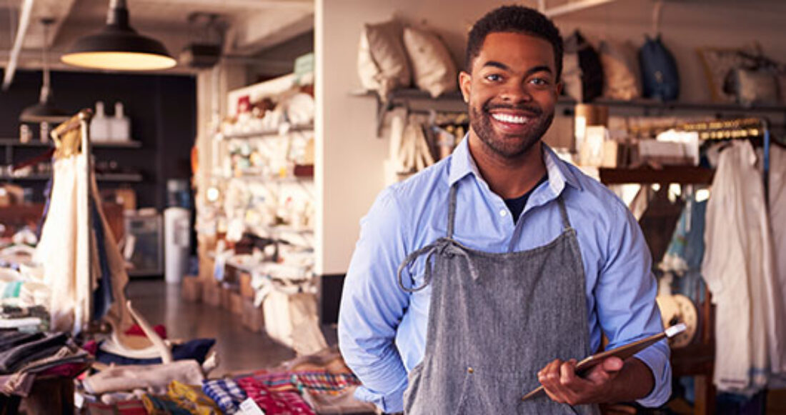 Entrepreneur planning the development of a business