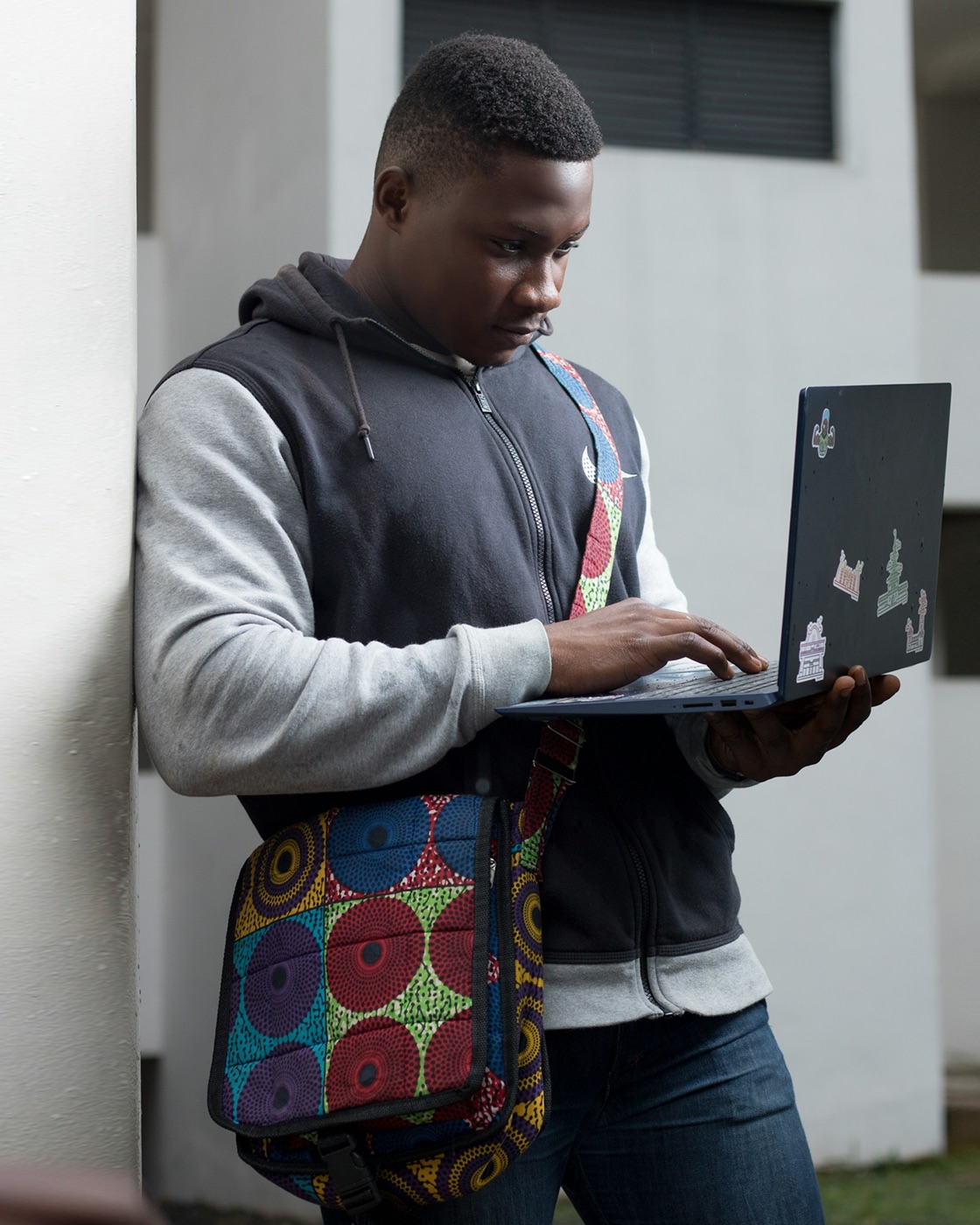 Student working on an academic pathway