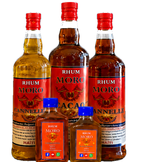 Official Rhum Moro Haiti bottle collection